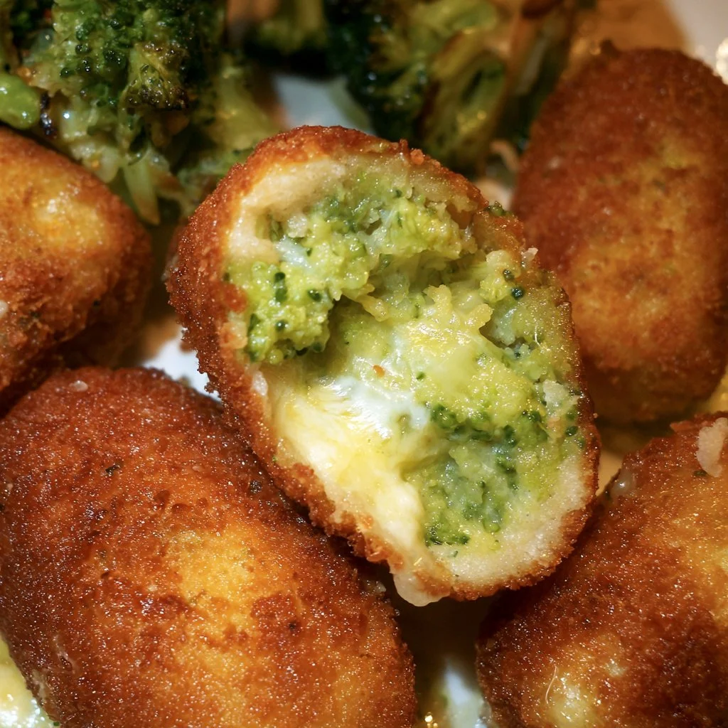 Croquettes de brocoli au fromage croustillantes et savoureuses