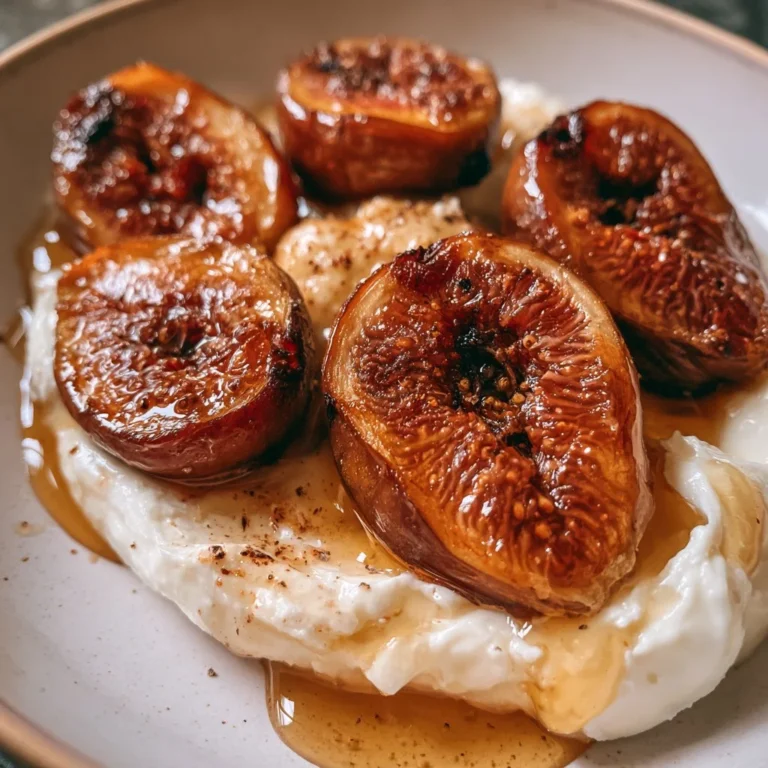 Figues rôties au miel et mascarpone, un dessert savoureux