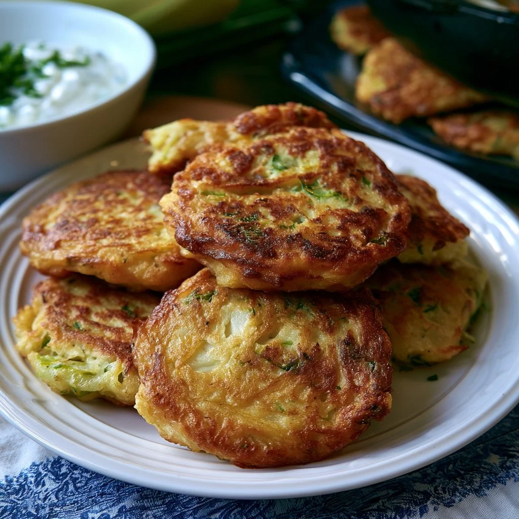 Galettes de poireaux et pommes de terre croustillantes avec garniture