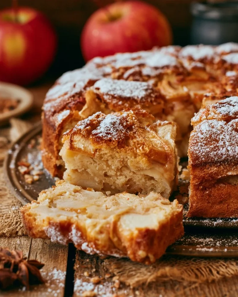 Gâteau moelleux aux pommes et au yaourt