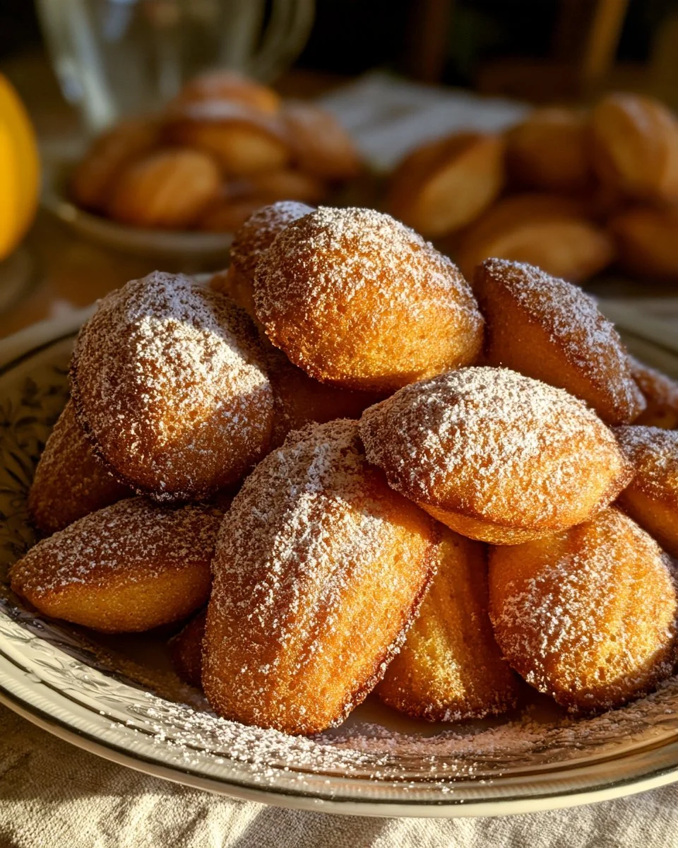 Madeleines au miel et à l'orange, dessert moelleux et parfumé