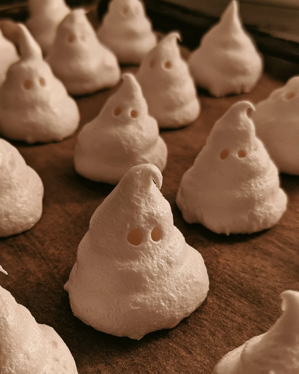 Recette de meringues fantômes faciles pour Halloween